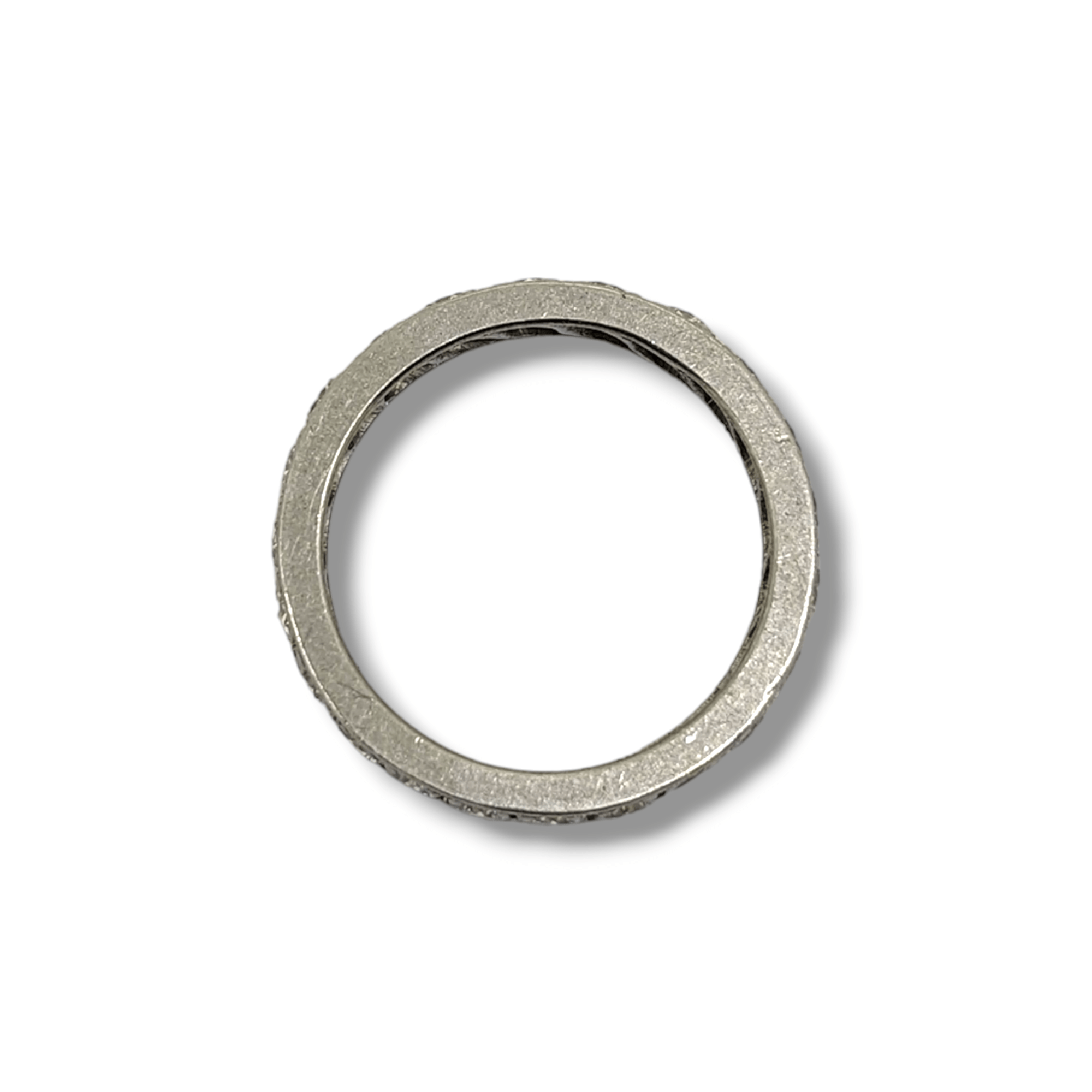 Platinum & Diamond Full Eternity Ring - Image 2