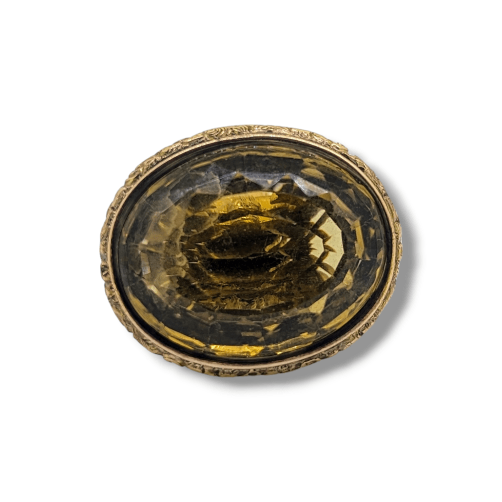 Antique 9 Carat Gold Citrine Fob Seal - Image 2